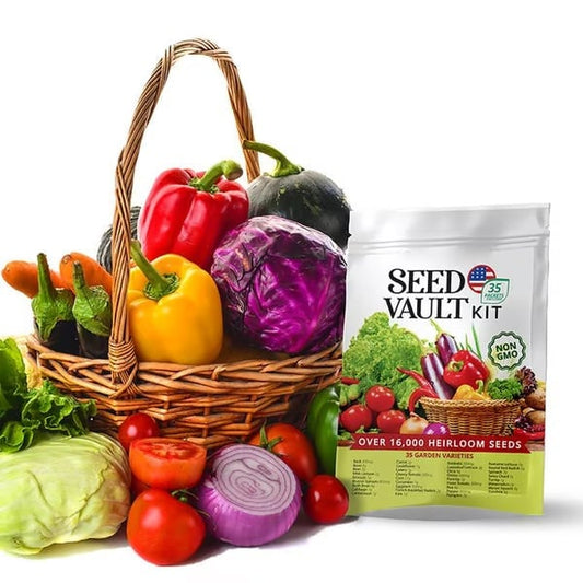🏆50K+ SOLD LAST WEEK!  - 🥦Ultimate Survival Seed Vault  |🌿50-Year Shelf Life✨